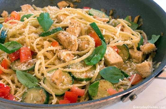Chicken Linguine Recipe with a Light Sauce