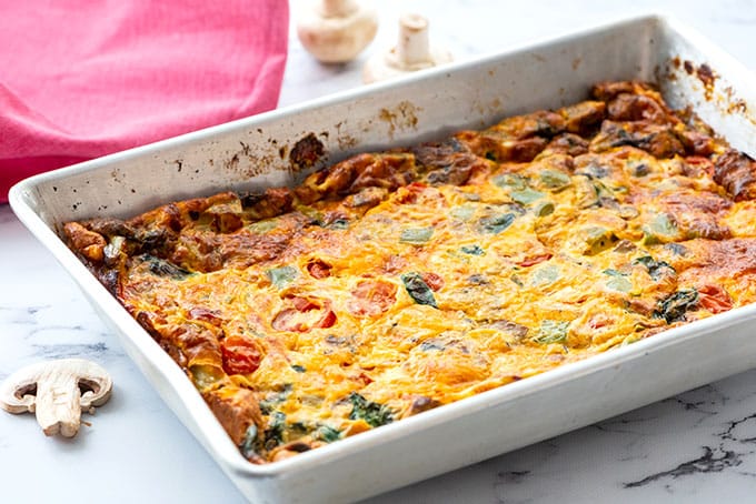 Loaded Vegetable Egg Bake
