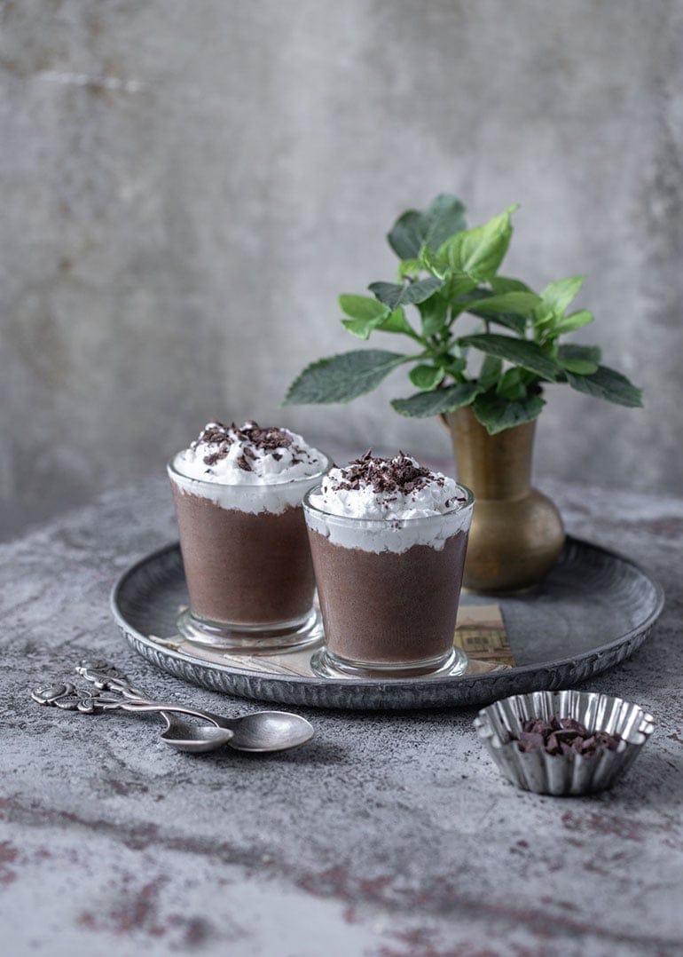 3-Ingredient Silken Tofu Chocolate Mousse
