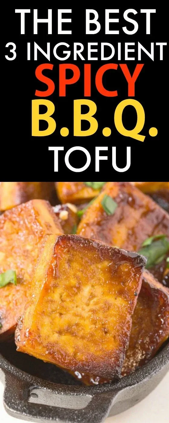 3 Ingredient Spicy Barbecue Tofu