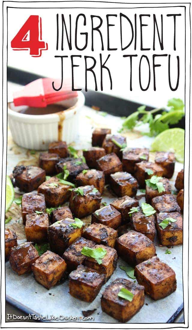 4 Ingredient Jerk Tofu