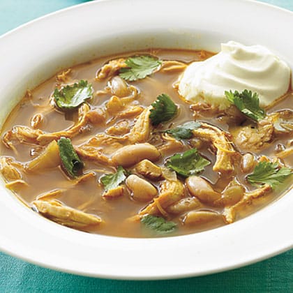 5-Ingredient Southwestern Chicken and White Bean Soup