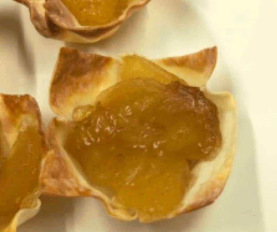 AIR FRYER APPLE PIE WONTONS