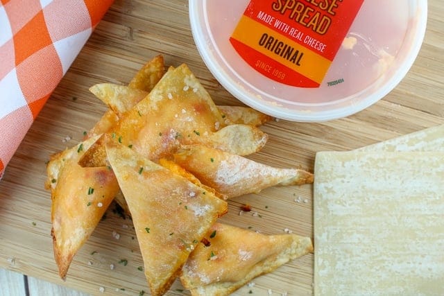 Air Fryer Pimento Cheese Wontons