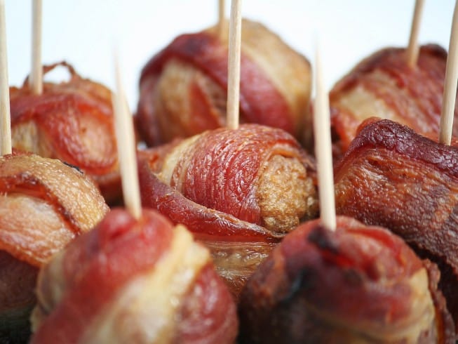 Bacon Wrapped Meatballs