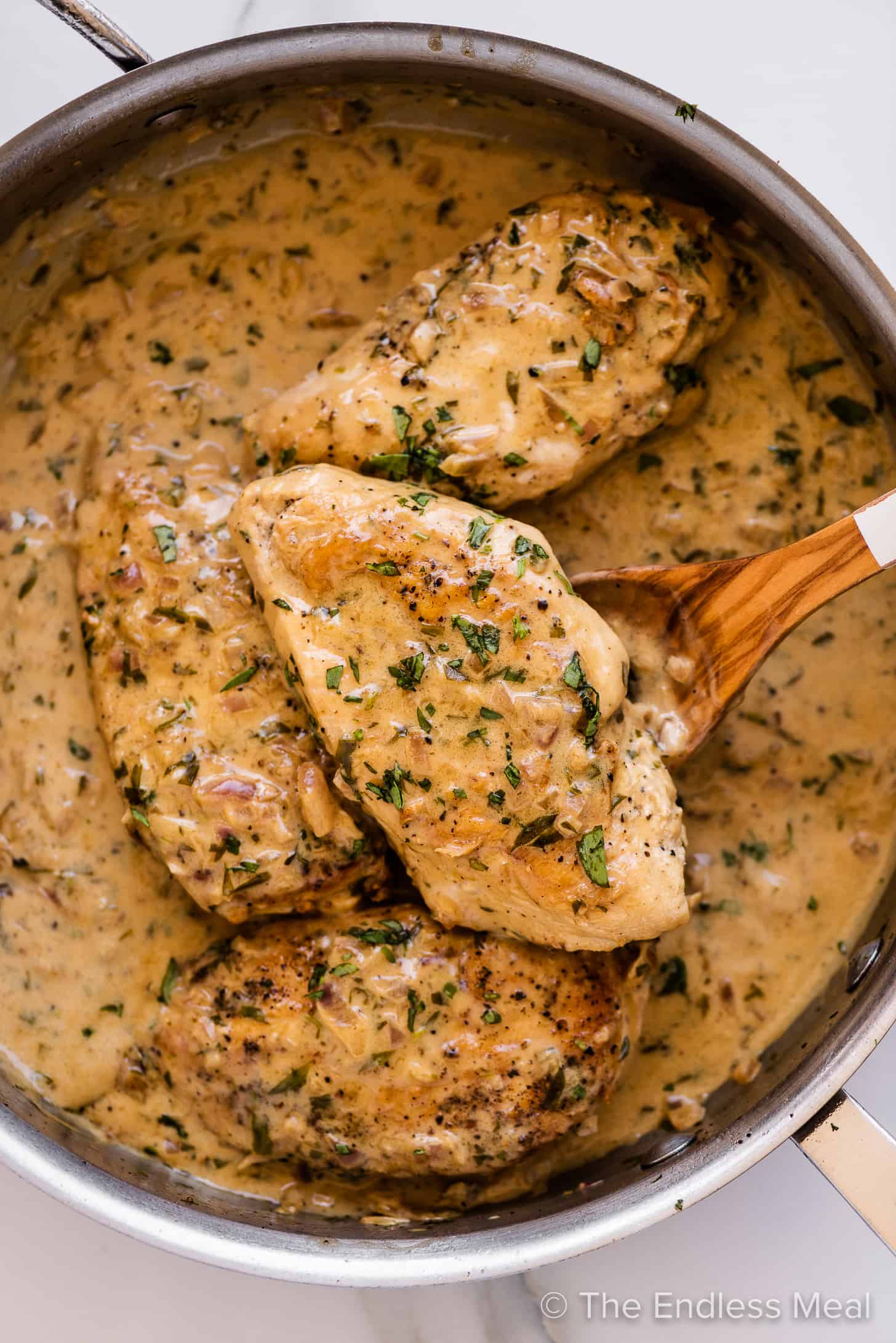 Chicken with Tarragon Cream Sauce
