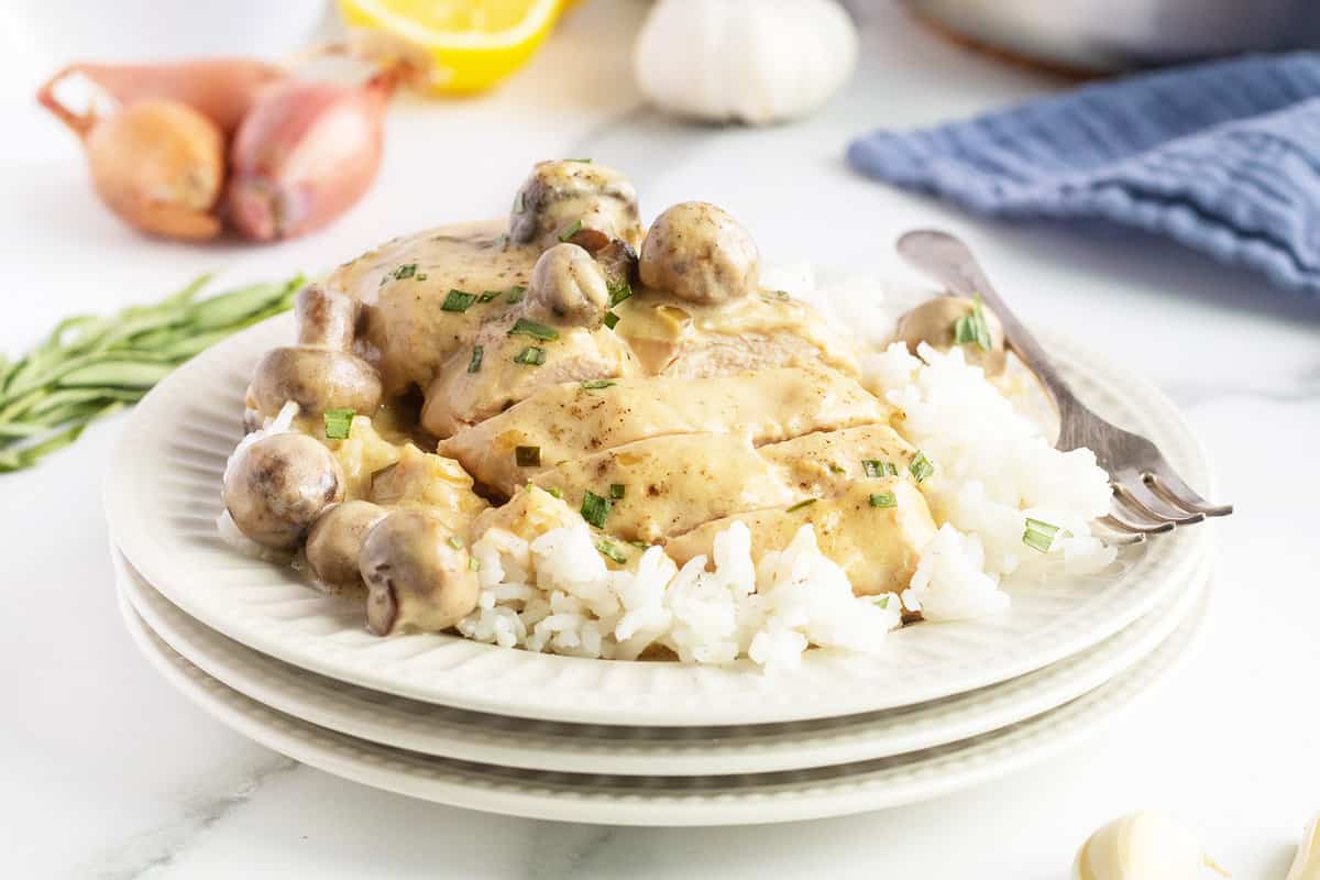 Creamy Mushroom Tarragon Chicken