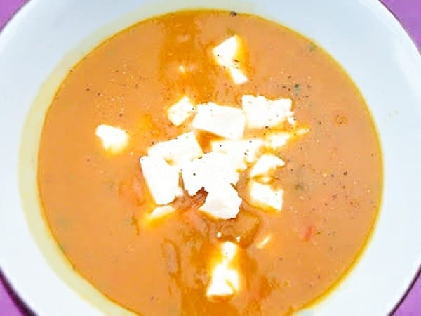 Easy Turnip and Feta Soup