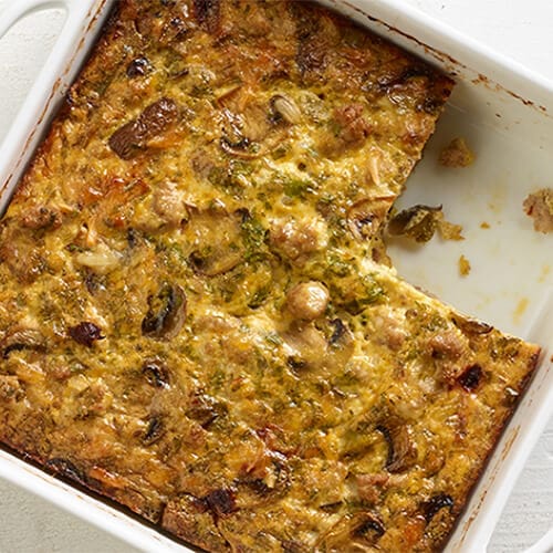 Ground Turkey Bacon Frittata