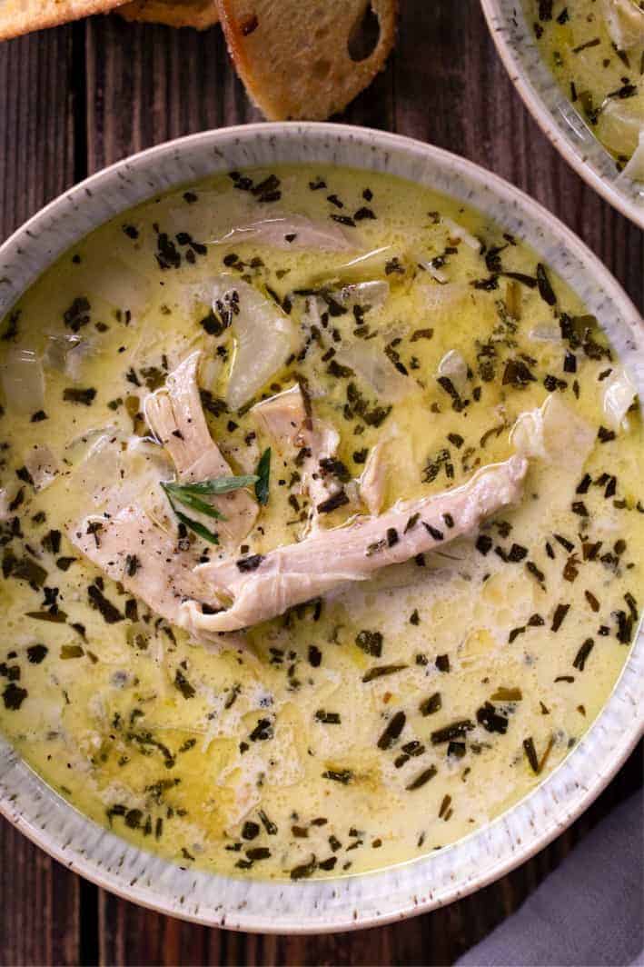 Mexican Tarragon Chicken Soup