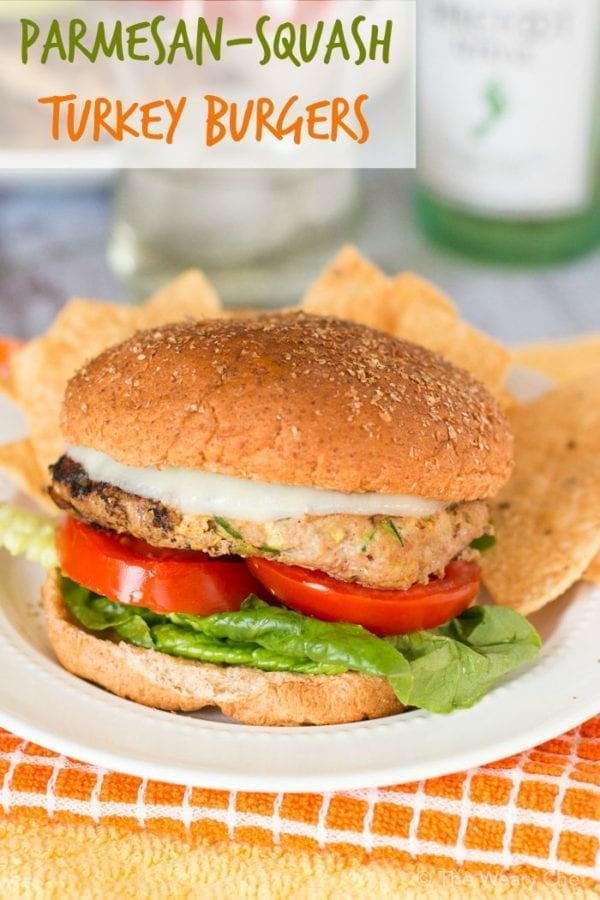 Parmesan Squash Turkey Burgers