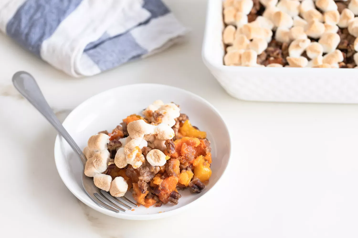 Canned Peach-Yam Casserole