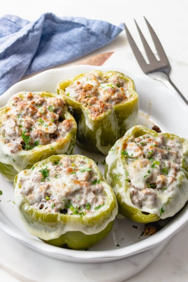 Philly Cheesesteak Stuffed Peppers