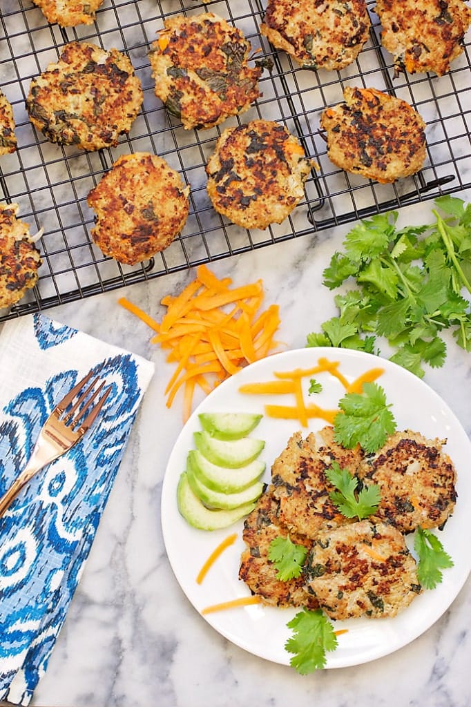 Quinoa, Turkey, and Veggie Patties