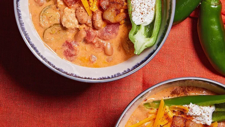 Slow Cooker Jalapeño Popper Chili