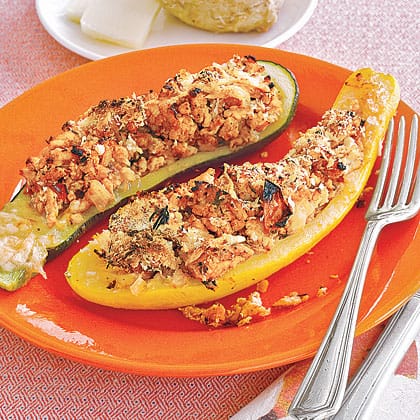 Stuffed Summer Squash