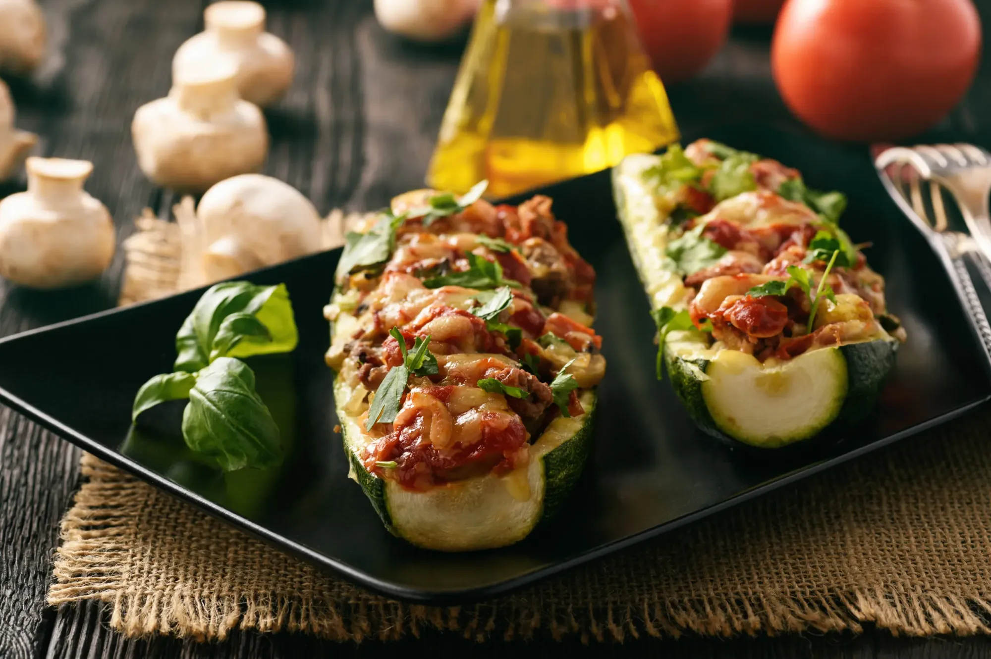 Stuffed Zucchini