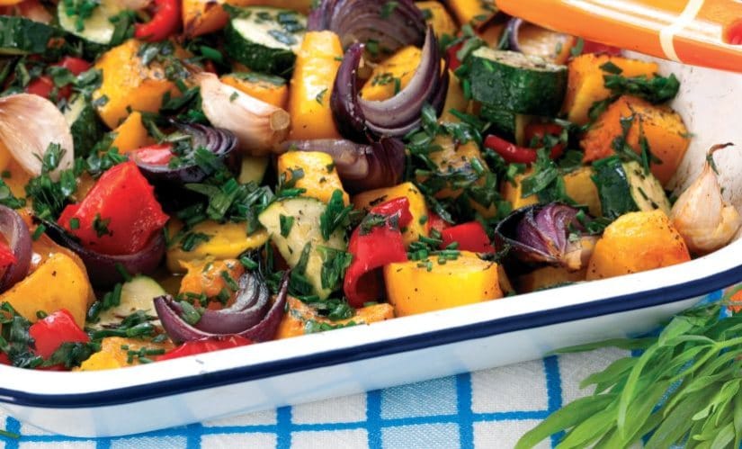 Tarragon and Lemon Roasted Vegetables