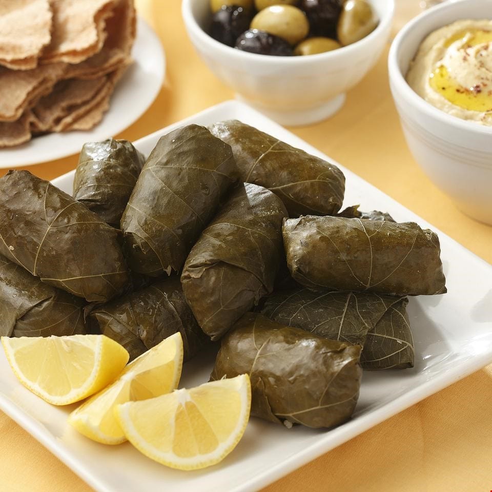 Turkey & Quinoa Stuffed Grape Leaves