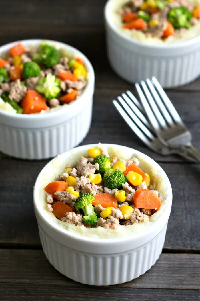 Upside Down Turkey Shepherd's Pie