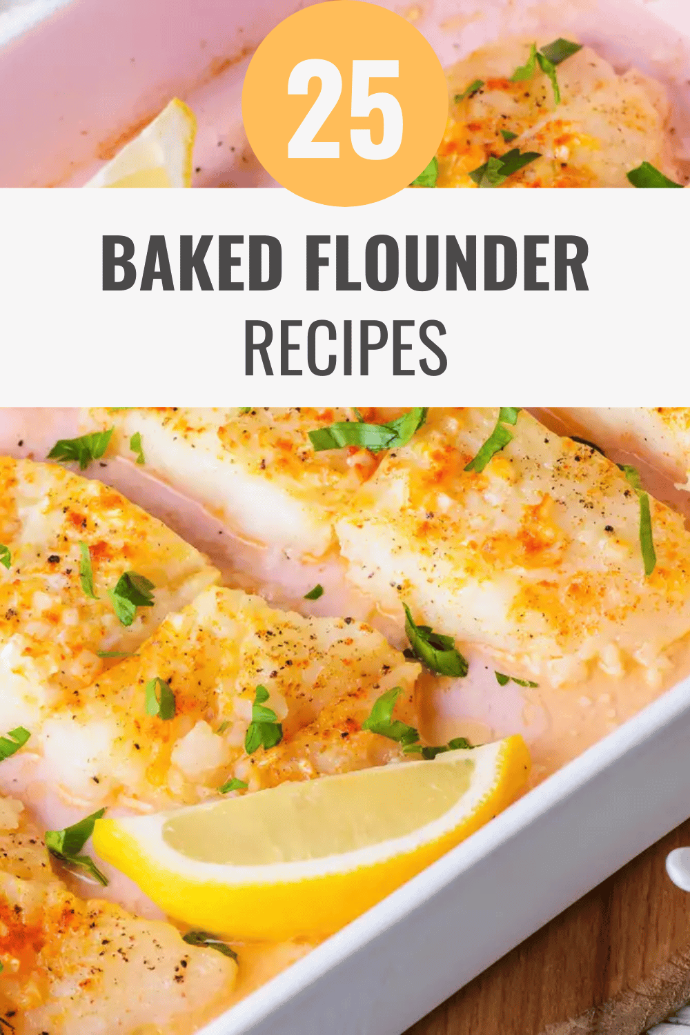 Baked Flounder With Lemon and Butter