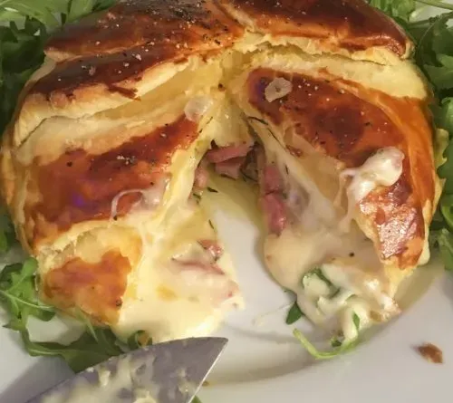 Baked Reblochon Pithivier style