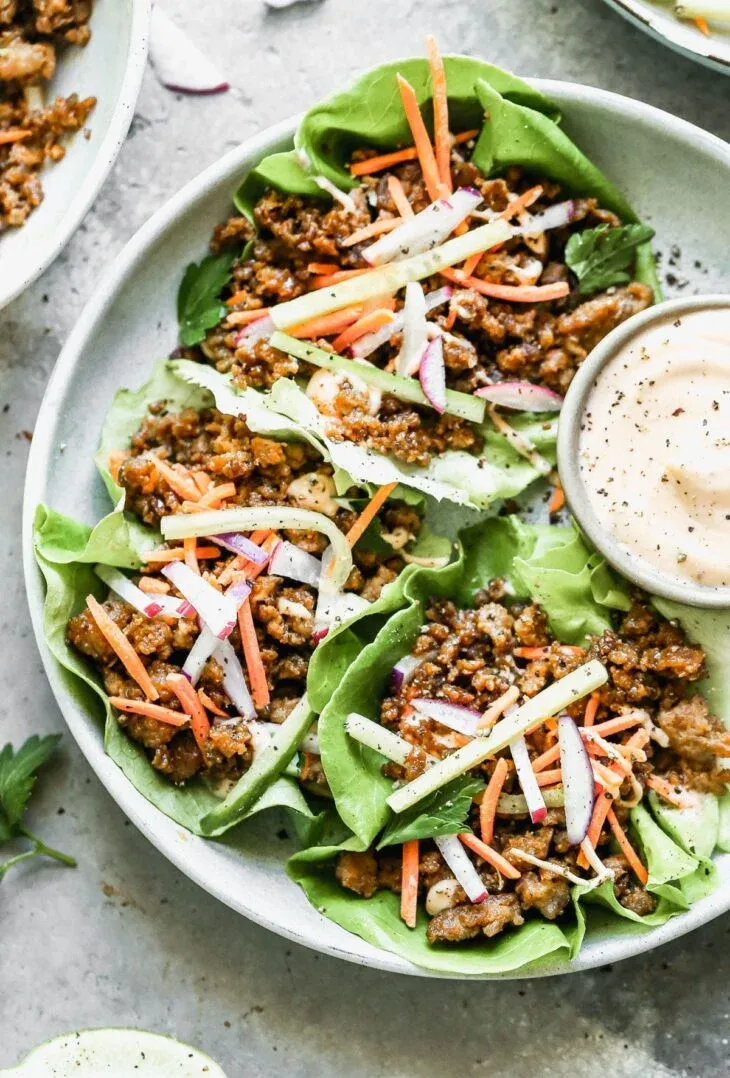 Banh Mi Vietnamese Lettuce Wraps