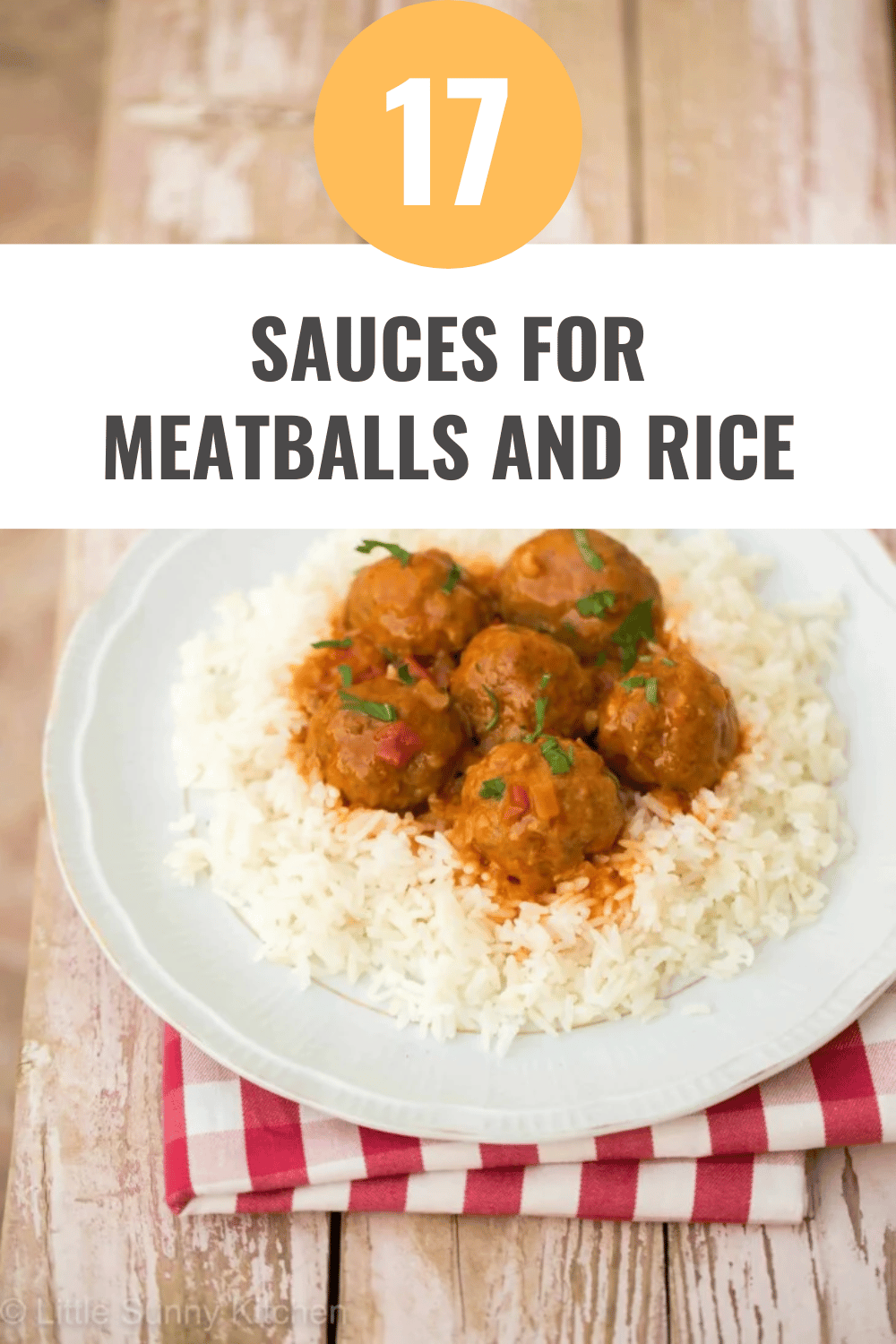 Beef Meatballs With Tomato Sauce and Rice