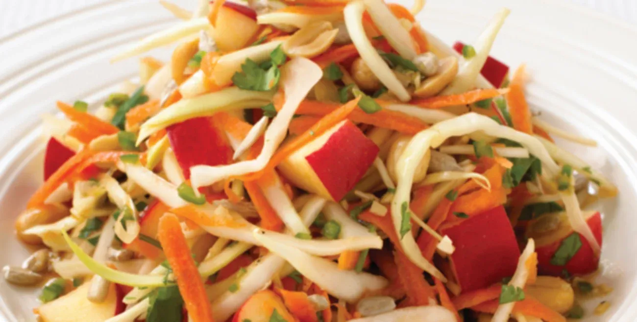 Carrot & Shredded Cabbage With Peanuts