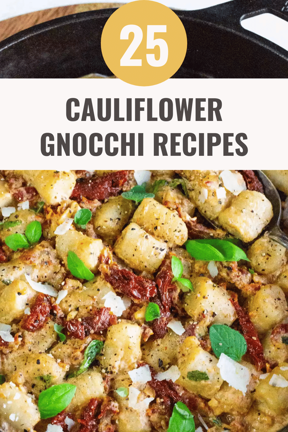 Cauliflower Gnocchi with Creamy Sun-Dried Tomato Sauce