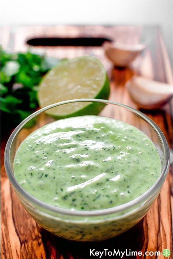 Cilantro Lime Sauce