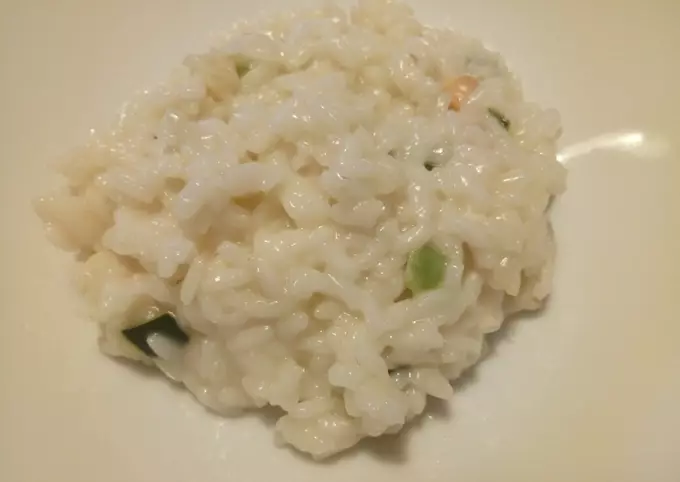 Courgette And Smoked Scamorza Risotto