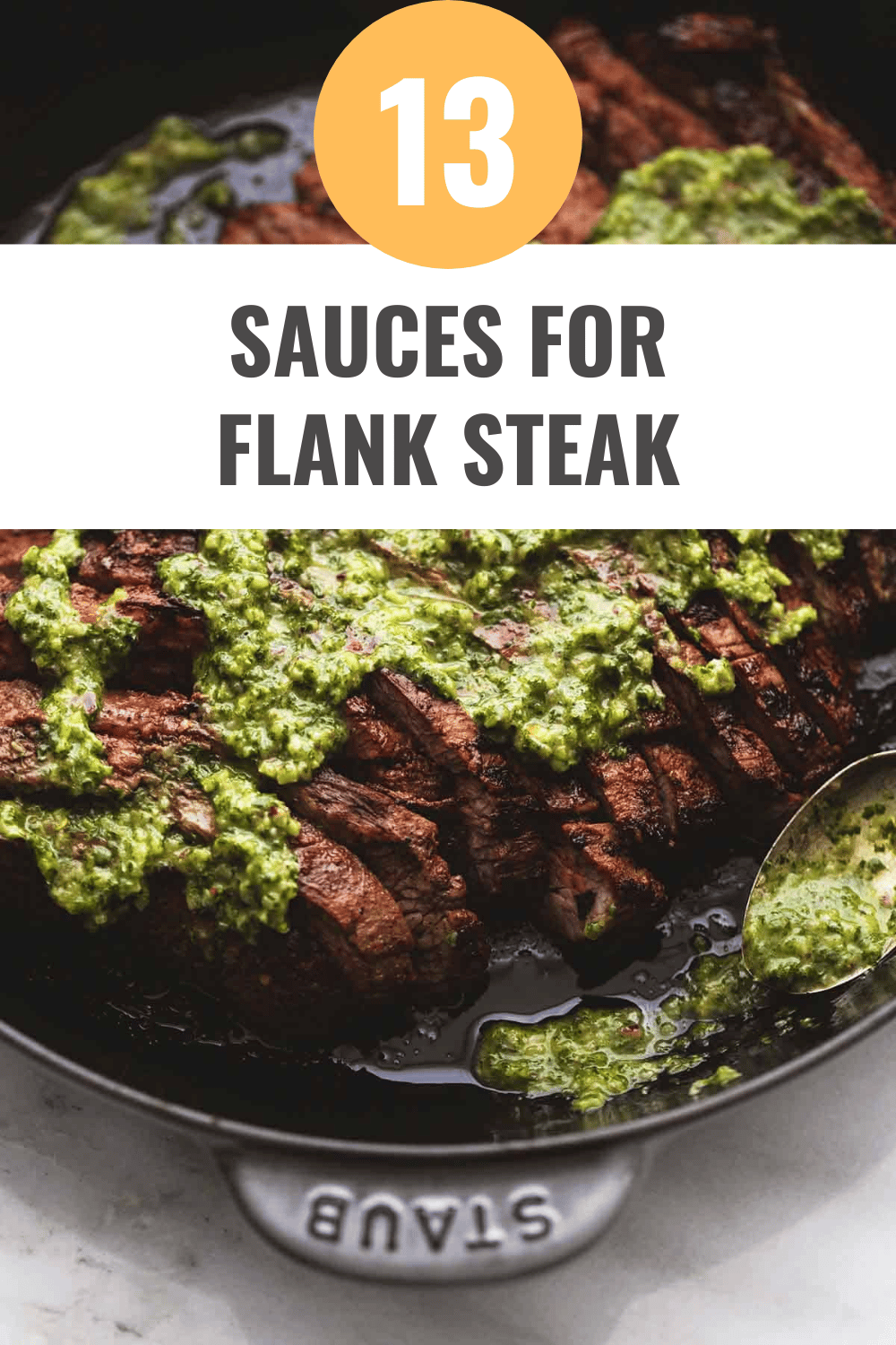 Flank Steak with Chimichurri Sauce