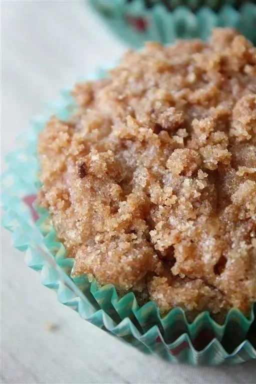 Graham Flour Apple Crumb Muffins