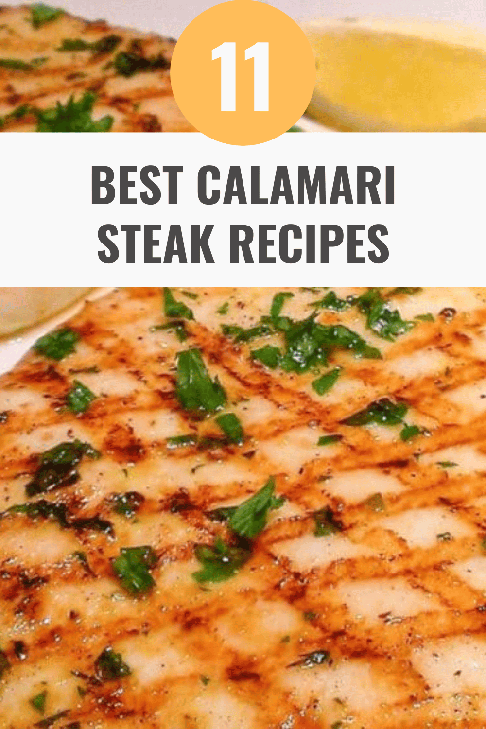 Grilled Calamari Steaks