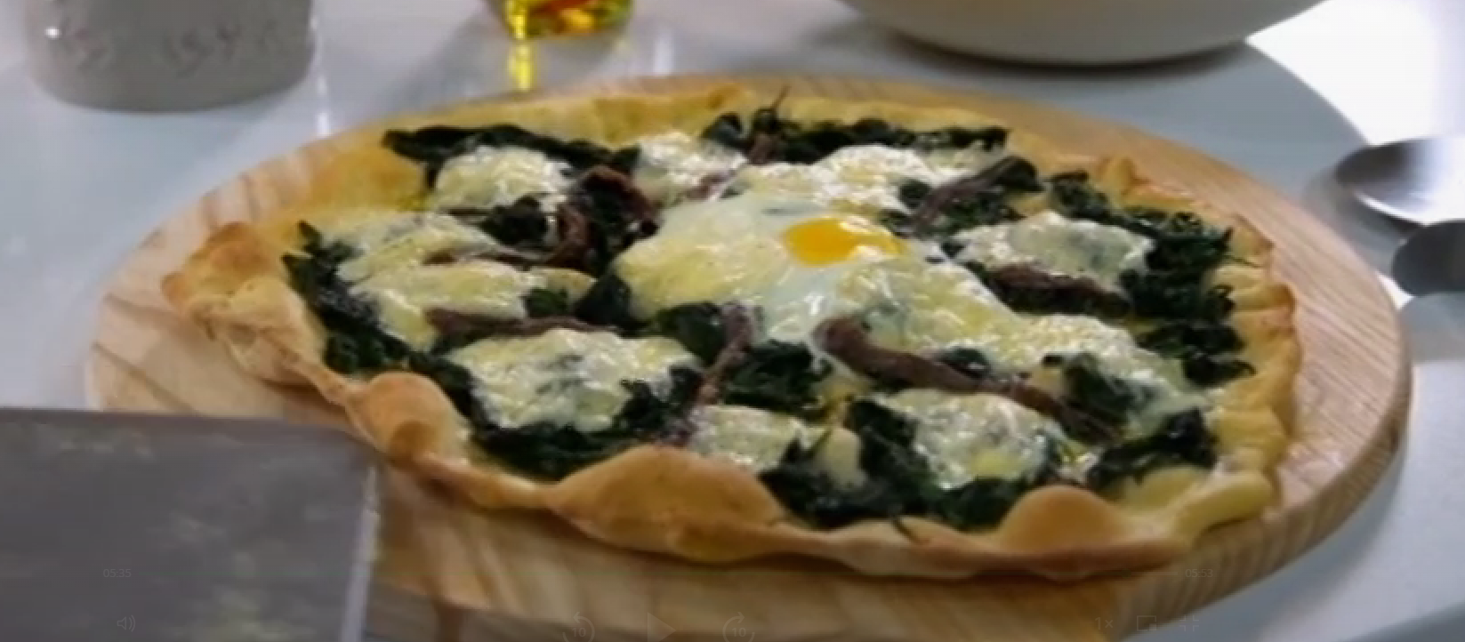 Spinach and Taleggio Pizza Recipe