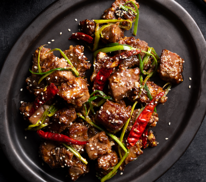 Chinese Lamb, Cumin & Leek Stir-fry