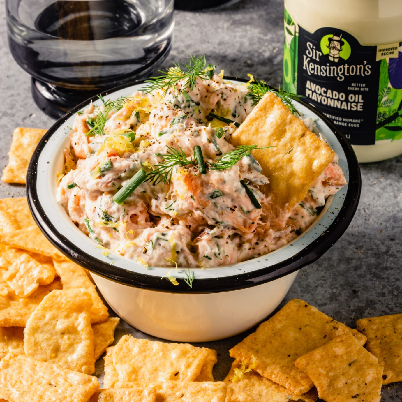 Lemony Smoked Salmon Dip