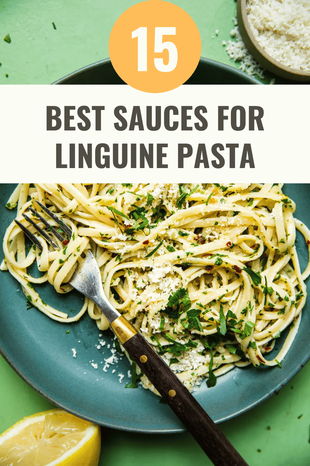 Linguine with Lemon Garlic Sauce