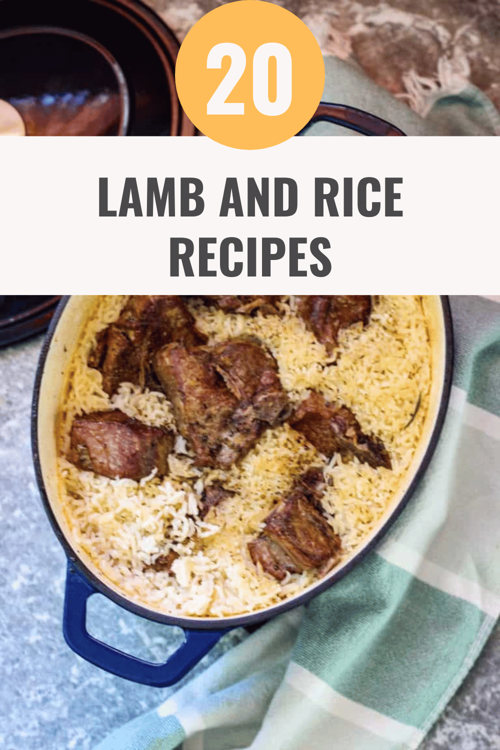 Oven Baked Lamb and Rice