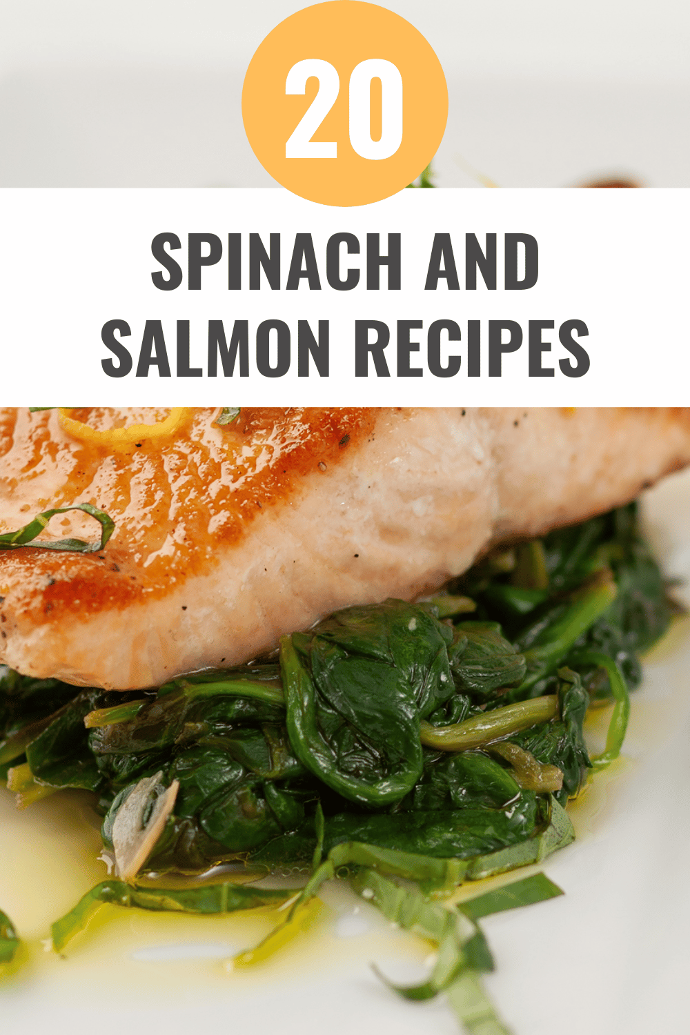 Pan-Roasted Salmon with Spinach & Lemon