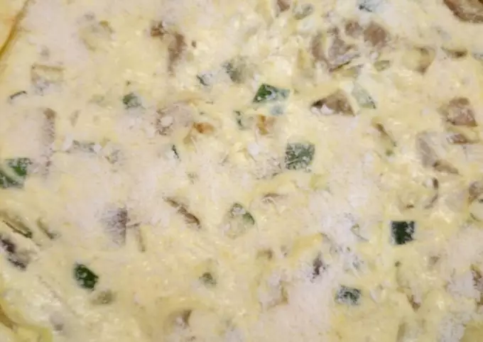 Ricotta, Porcini and Pecorino Pie