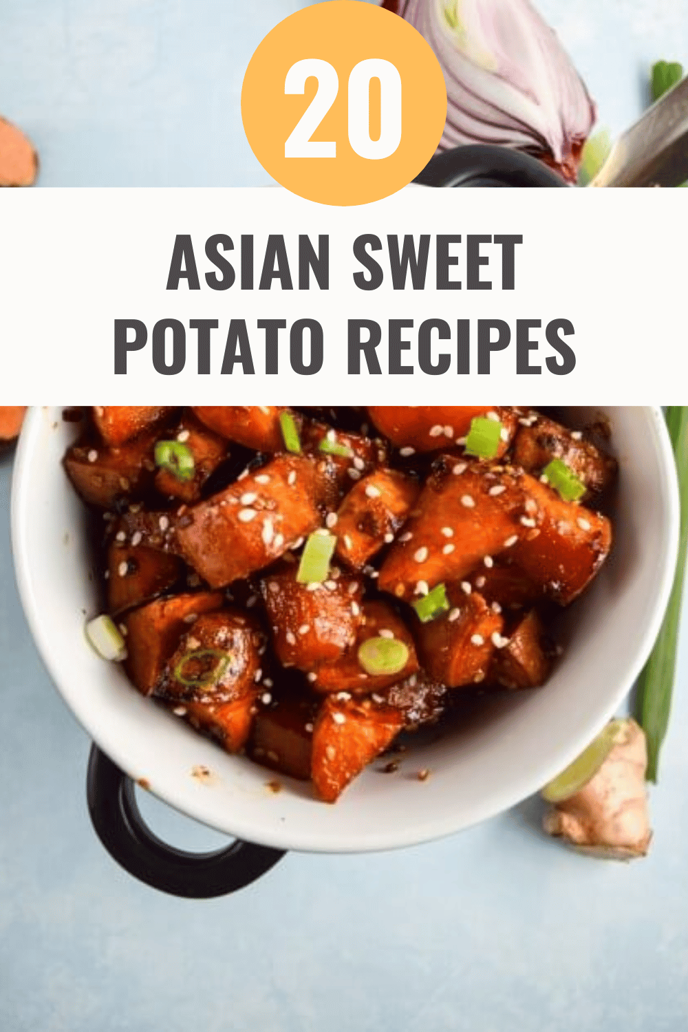 Roasted Teriyaki-Glazed Sweet Potatoes