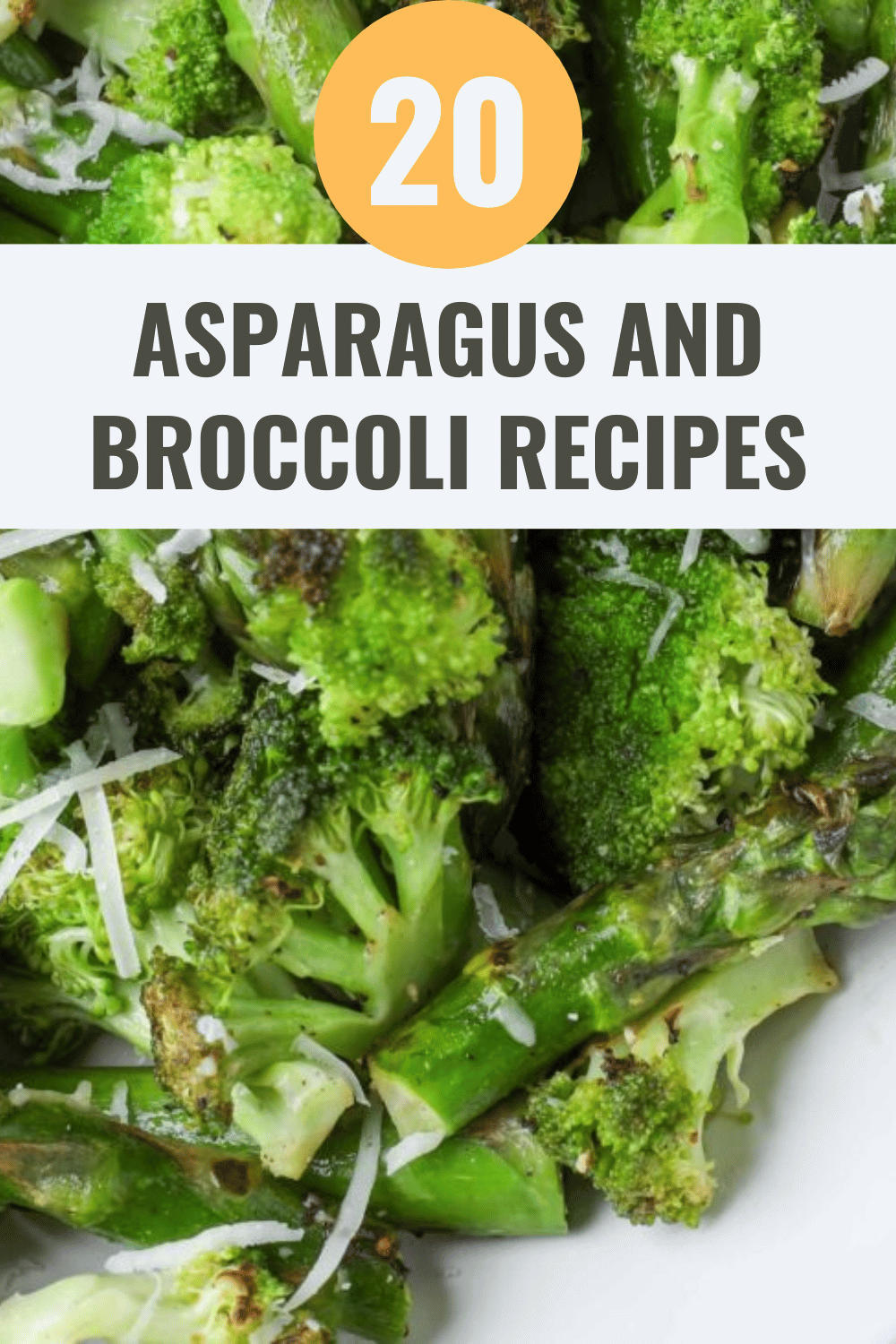 Sauteed Broccoli and Asparagus with Parmesan