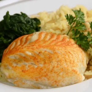 Stuffed Flounder Hollandaise