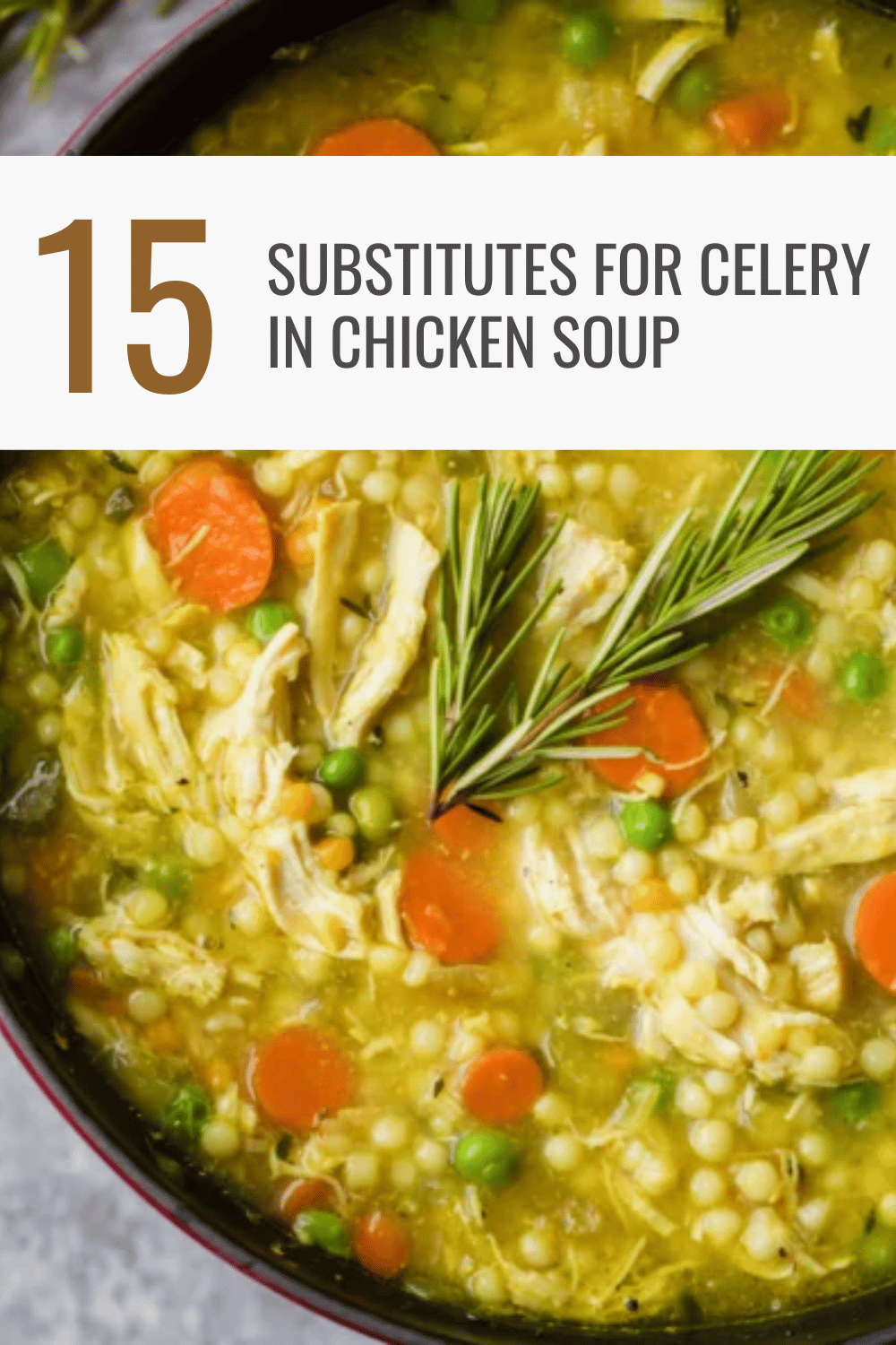 substitute for celery in chicken soup