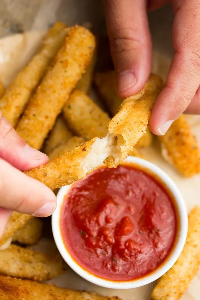 Vegan Mozzarella Sticks