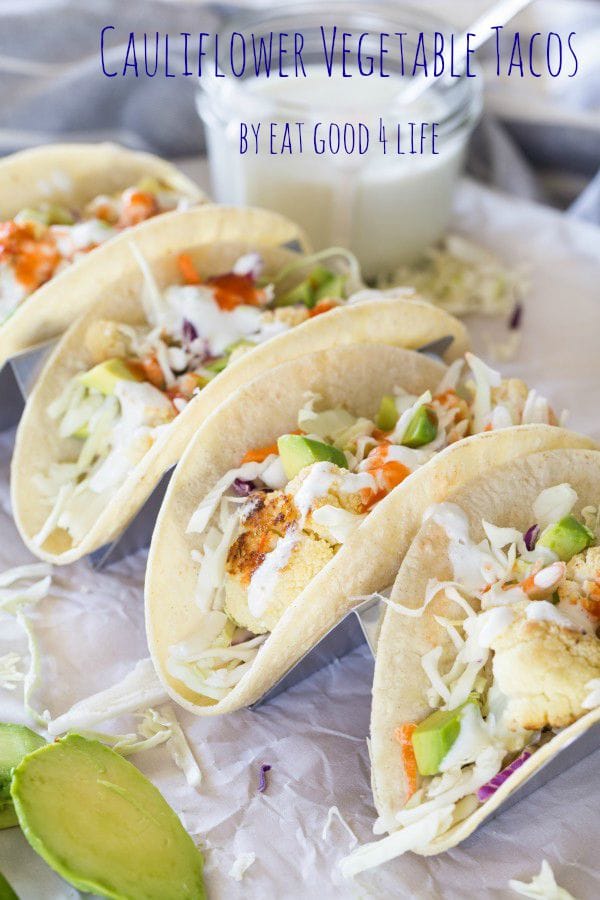Cauliflower Vegetable Tacos