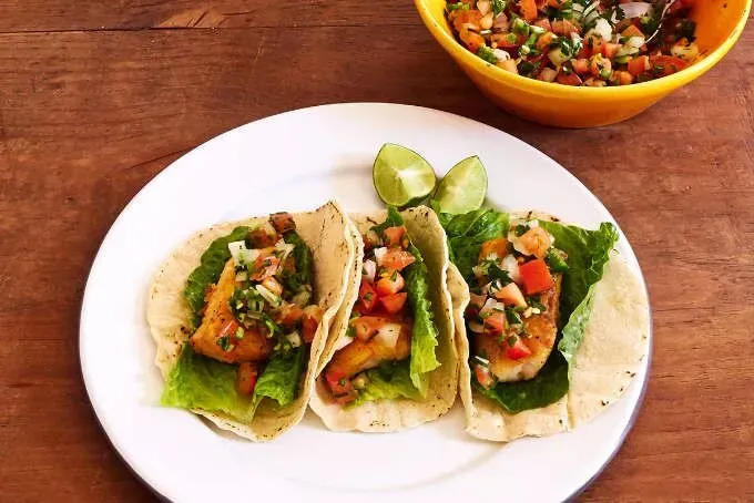Fish Tacos with Pico de Gallo