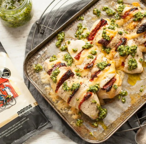 Dubliner Cheese Hasselback Chicken